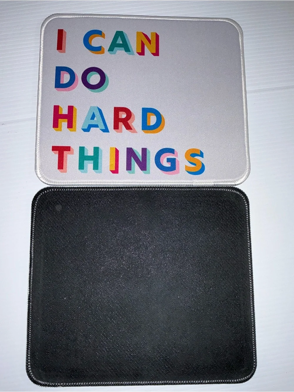 2 Matching Colorful Multicolor Art Geometric Mouse Pads